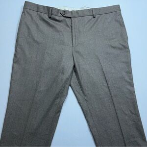 Brooks Brothers Wool Dress Pants Mens 40x26 Vitale Barberis Canonico Italy Beige